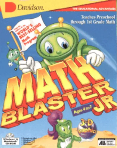 Portada de Math Blaster Jr.