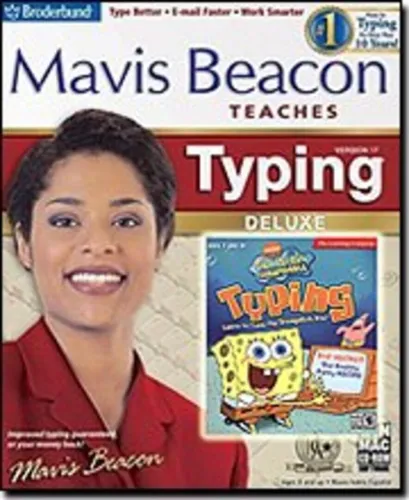 Portada de Mavis Beacon Teaches Typing Version 17 with Spongebob Squarepants Typing
