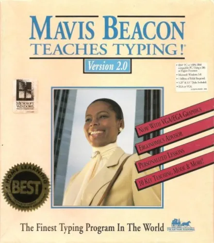 Portada de Mavis Beacon Teaches Typing! Version 2.0
