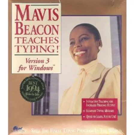 Portada de Mavis Beacon Teaches Typing! Version 3 for Windows