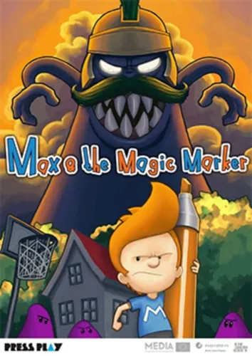 Portada oficial del videojuego Max & the Magic Marker