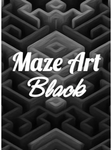 Portada de Maze Art: Black