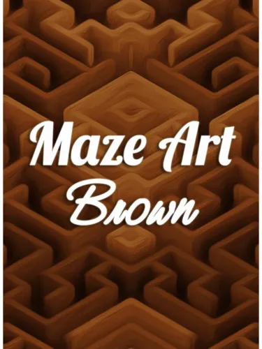 Portada de Maze Art: Brown