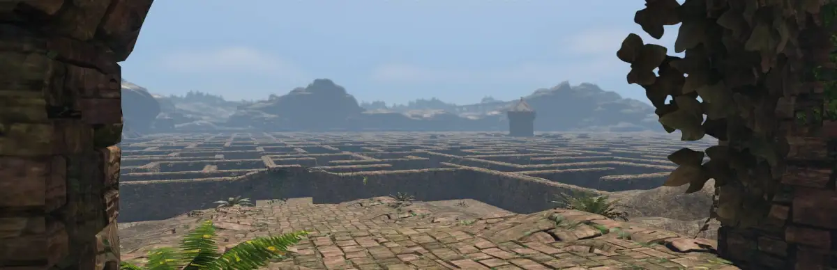 Maze to the old castle