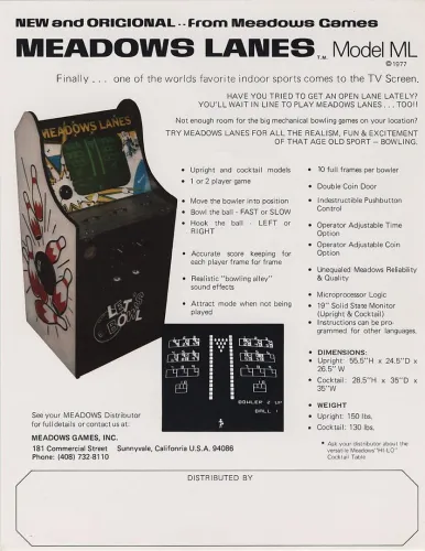 Portada de Meadows Lanes