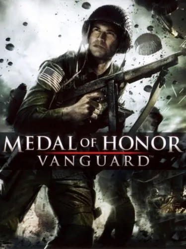 Portada oficial del videojuego Medal of Honor: Vanguard