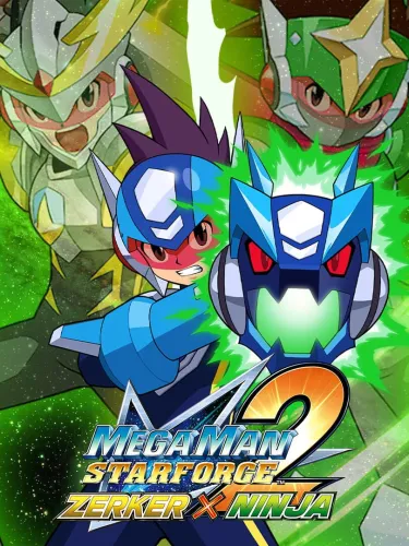 Portada de Mega Man Star Force 2: Zerker x Ninja