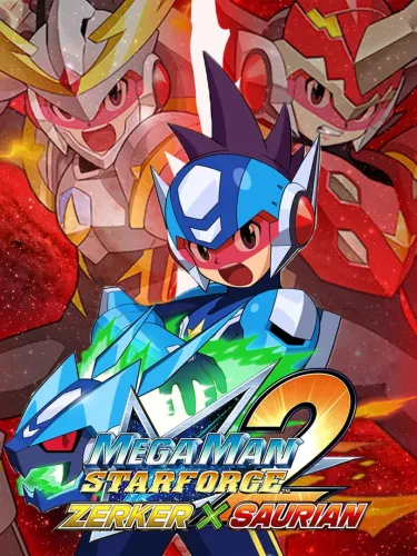 Portada de Mega Man Star Force 2: Zerker x Saurian