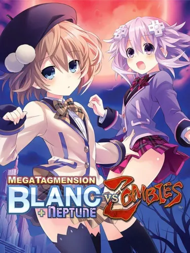 Portada de Megatagmension Blanc + Neptune VS Zombies