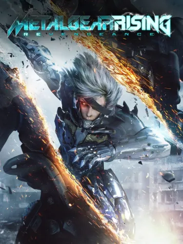 Portada oficial del videojuego Metal Gear Rising: Revengeance