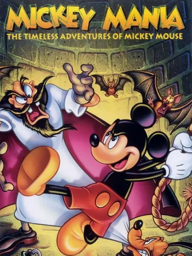 Portada de Mickey Mania: The Timeless Adventures of Mickey Mouse