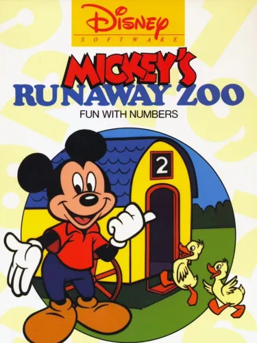 Portada oficial del videojuego Mickey’s Runaway Zoo