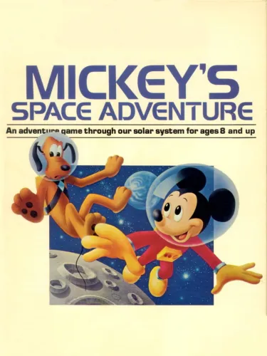 Portada oficial del videojuego Mickey’s Space Adventure