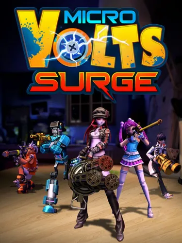 Portada oficial del videojuego MicroVolts Surge