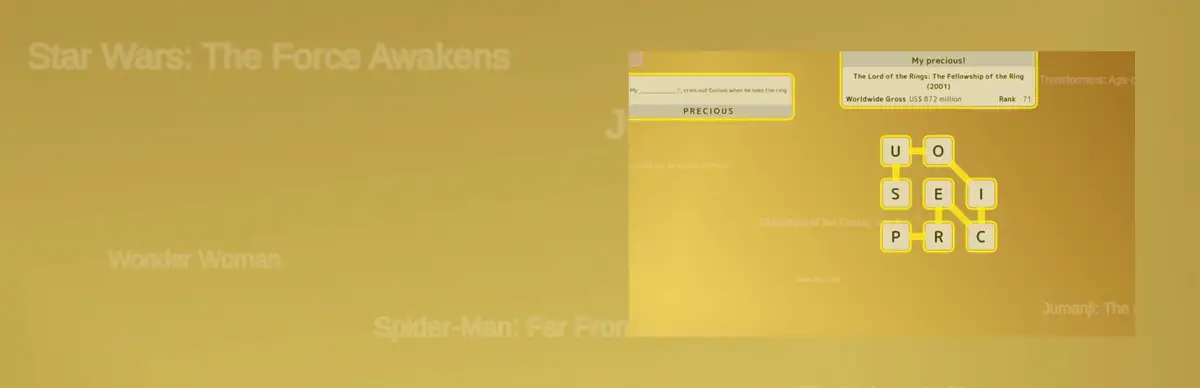 Mini Words: Top Movies