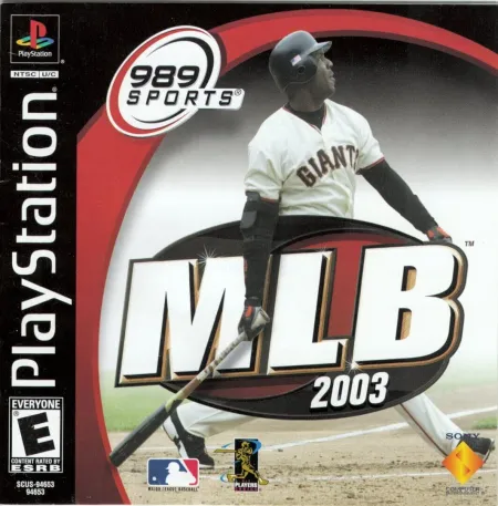 Portada oficial del videojuego MLB 2003