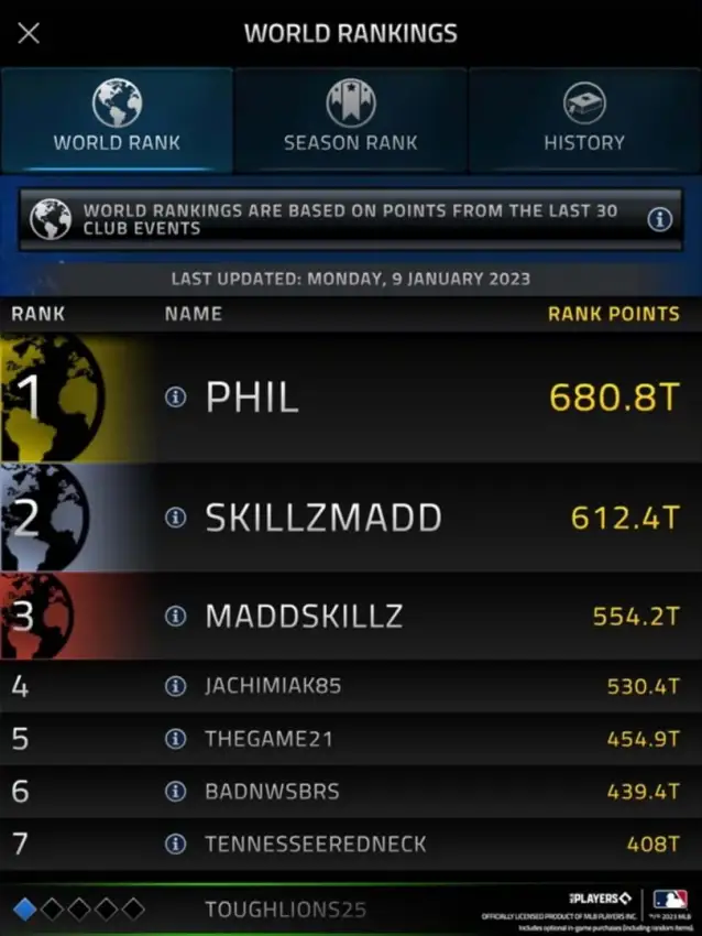 Portada de MLB Tap Baseball 2023