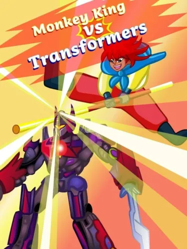 Portada de Monkey King vs Transformers