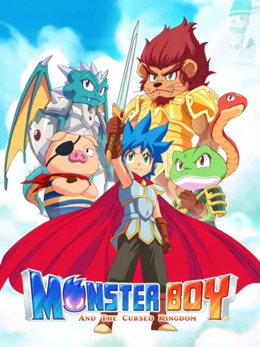 Portada oficial del videojuego Monster Boy and the Cursed Kingdom