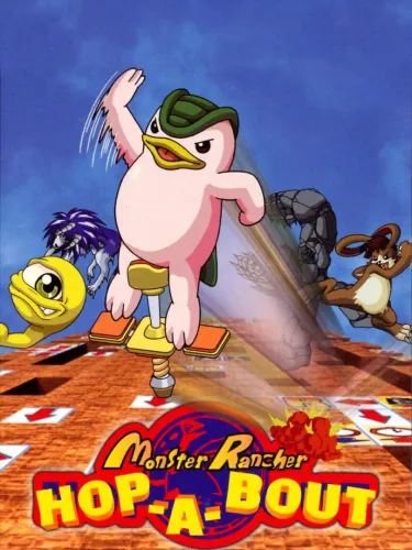 Portada oficial del videojuego Monster Rancher Hop-A-Bout