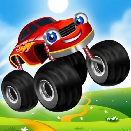 Portada de Monster Trucks Kids Racing Game