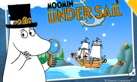 Portada de Moomin Under Sail