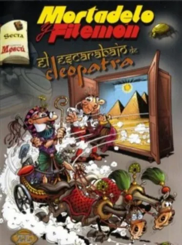 Portada de Mortadelo y Filemón: El Escarabajo de Cleopatra