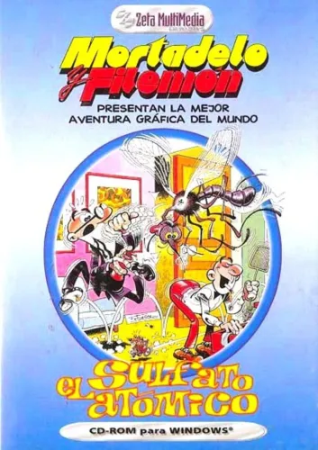 Portada de Mortadelo y Filemón: El Sulfato Atómico
