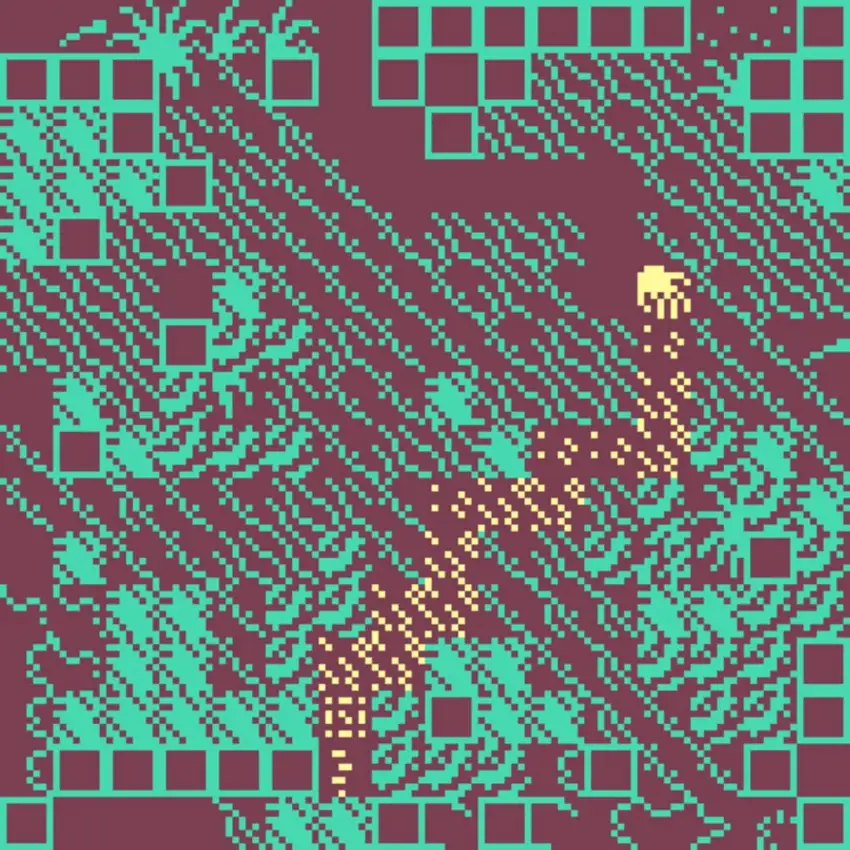 Moss as Texture as Space Folding Onto Itself