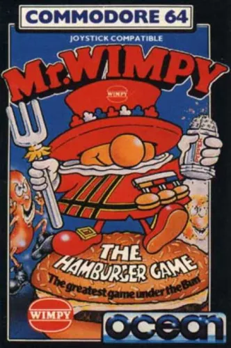 Portada de Mr. Wimpy: The Hamburger Game