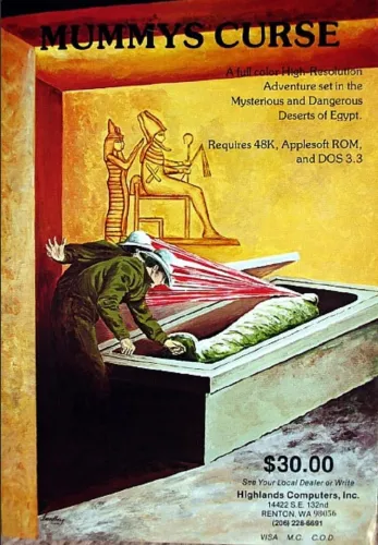 Portada de Mummy’s Curse