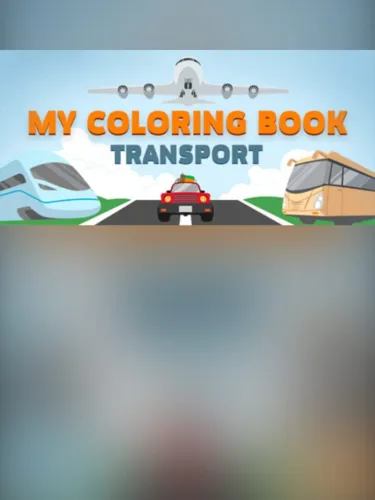 Portada de My Coloring Book: Transport