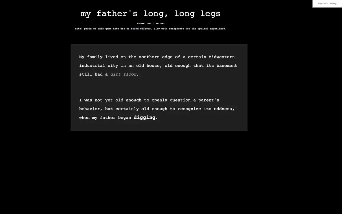 My Father’s Long, Long Legs