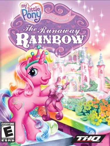 Portada de My Little Pony Crystal Princess: The Runaway Rainbow