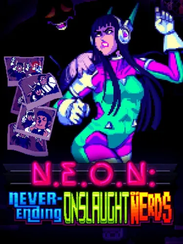 Portada de N.E.O.N.: Never-Ending Onslaught of Nerds