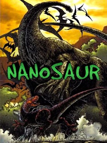 Portada oficial del videojuego Nanosaur