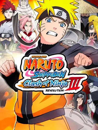 Portada de Naruto Shippuden: Clash of Ninja Revolution 3