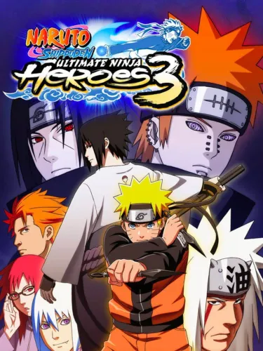 Portada de Naruto Shippuden: Ultimate Ninja Heroes 3
