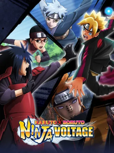 Portada oficial del videojuego Naruto x Boruto: Ninja Voltage