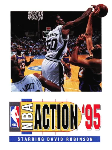 Portada de NBA Action ’95 starring David Robinson