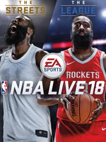 Portada oficial del videojuego NBA Live 18