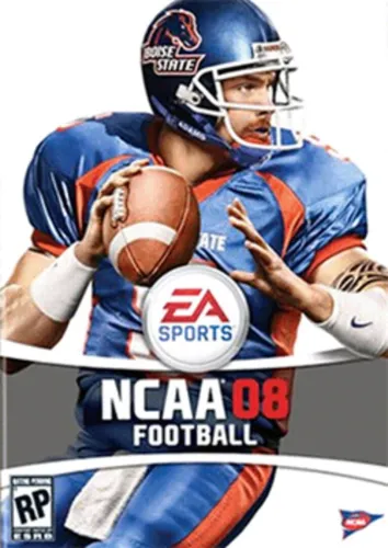 Portada oficial del videojuego NCAA Football 08