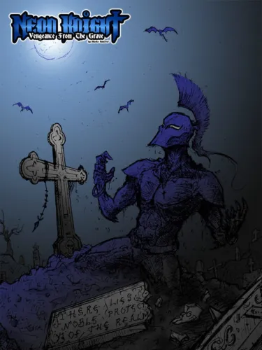 Portada de Neon Knight: Vengeance from the Grave