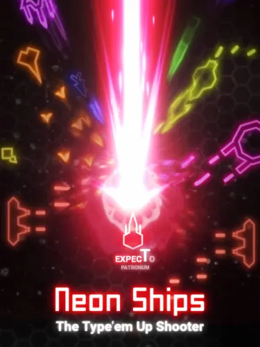 Portada de Neon Ships: The Type’em Up Shooter