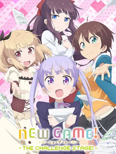 Portada de New Game! The Challenge Stage!
