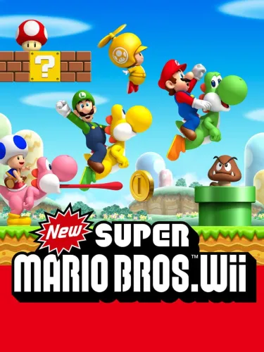 Portada de New Super Mario Bros. Wii