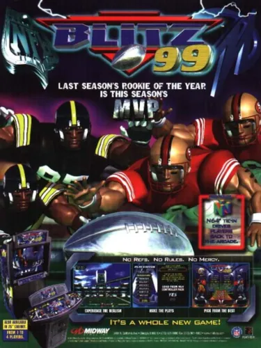 Portada de NFL Blitz 99