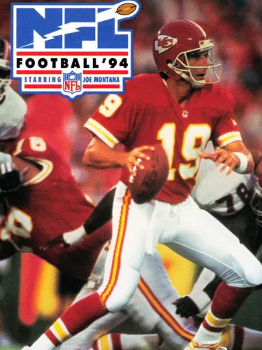 Portada oficial del videojuego NFL Football ’94 Starring Joe Montana