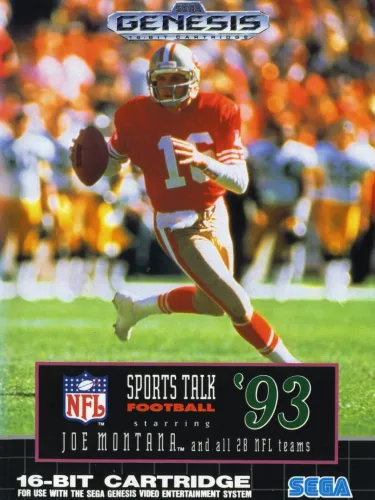 Portada de NFL Sports Talk Football ’93 Starring Joe Montana