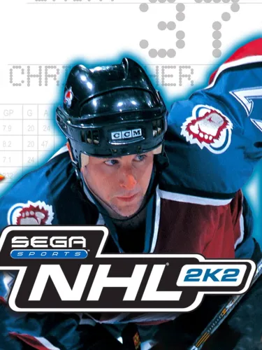 Portada oficial del videojuego NHL 2K2